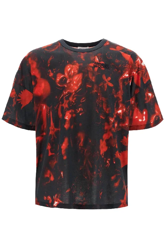 Alexander Mcqueen Men's Oversized Printed T