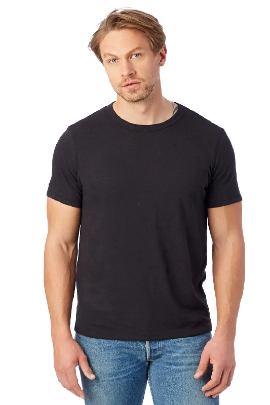 Alternative Mens Eco Jersey Short Sleeve Crewneck T-Shirt - Eco True Black