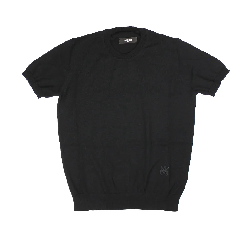 Amiri Ma Embroidered Tee - Black