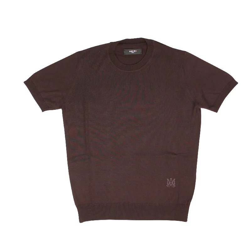 Amiri Ma Embroidered Tee - Brown