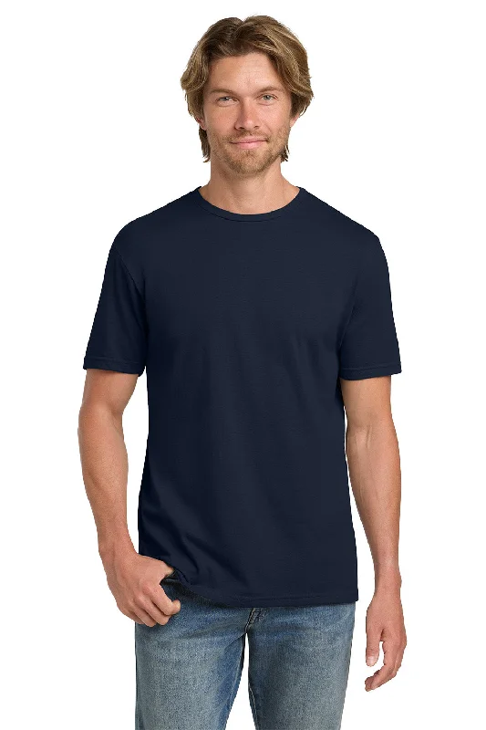 Gildan Mens Short Sleeve Crewneck T-Shirt - Navy Blue