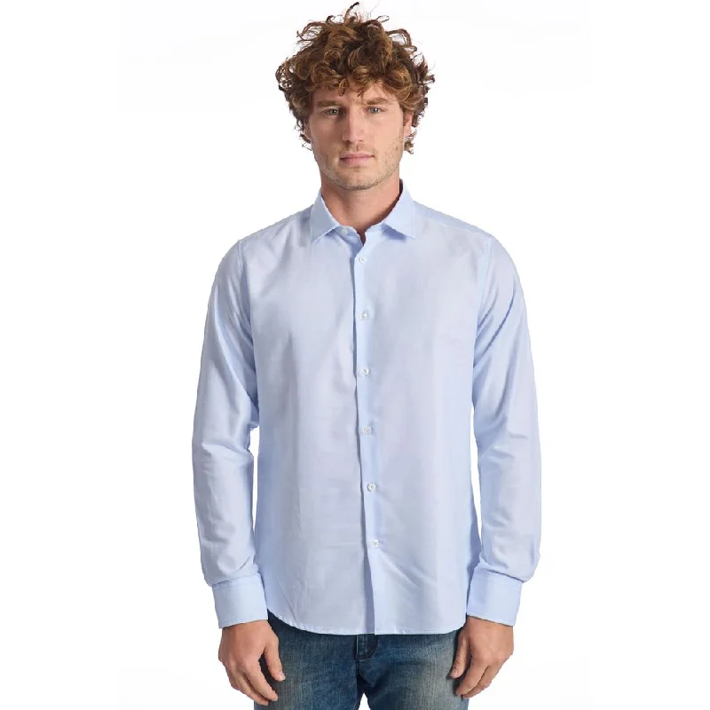 Baldinini Trend blue Cotton Men's Shirt