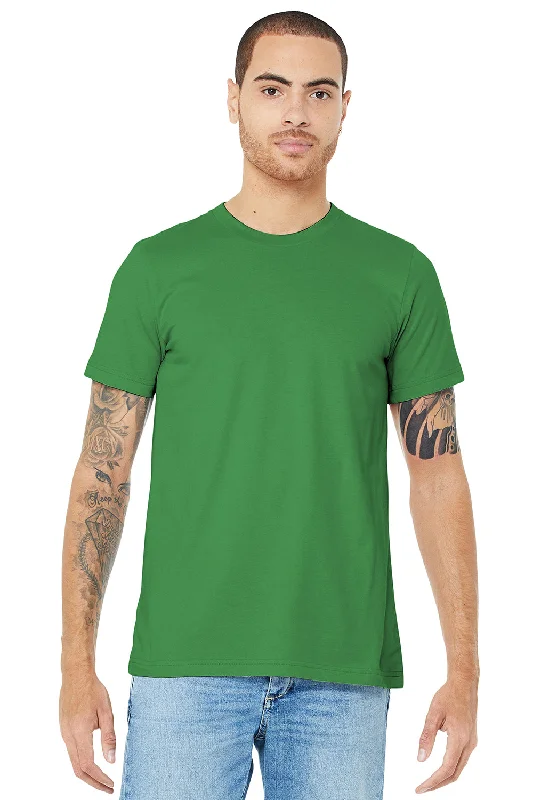 Bella + Canvas Mens Jersey Short Sleeve Crewneck T-Shirt - Leaf Green