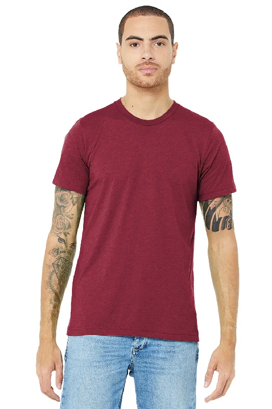 Bella + Canvas Mens Short Sleeve Crewneck T-Shirt - Cardinal Red