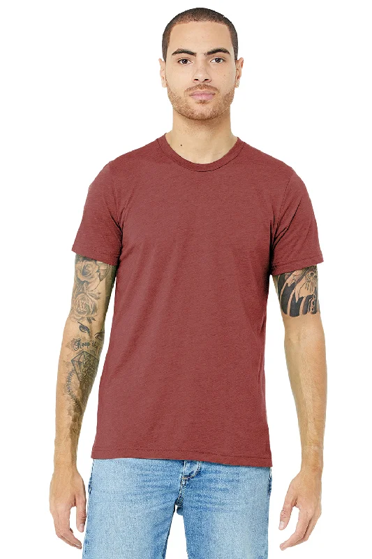 Bella + Canvas Mens Short Sleeve Crewneck T-Shirt - Clay Red