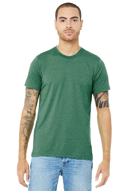 Bella + Canvas Mens Short Sleeve Crewneck T-Shirt - Grass Green