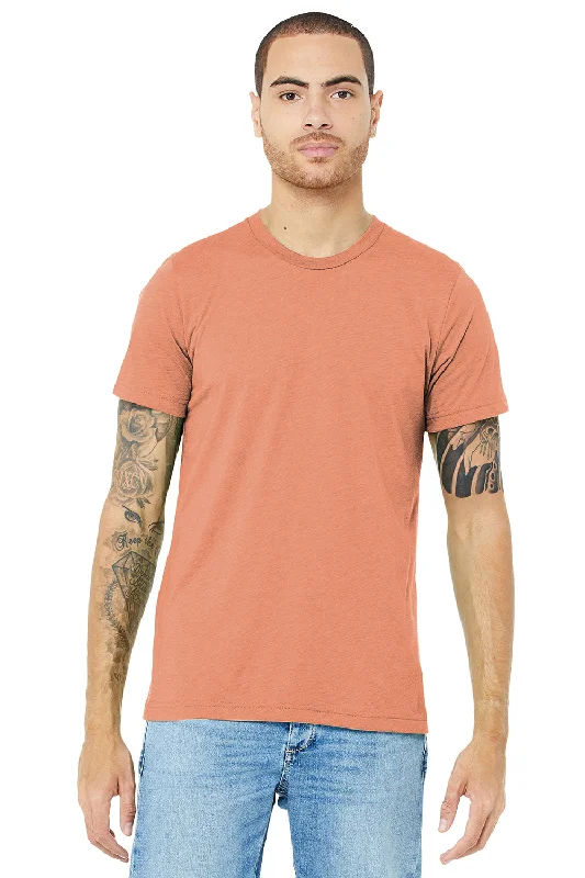 Bella + Canvas Mens Short Sleeve Crewneck T-Shirt - Sunset Orange