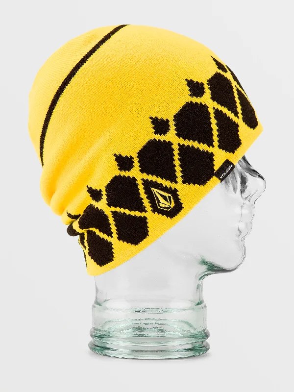 Mens Billbrd Beanie - Bright Yellow