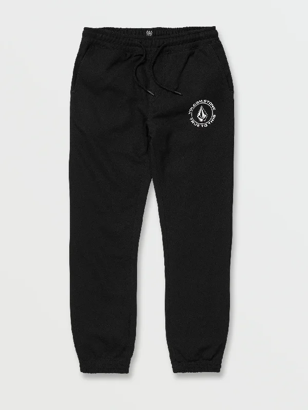 Big Boys True To This Fleece Pants - Black