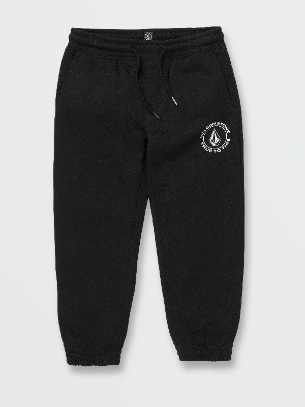 Little Boys True To This Fleece Pants - Black