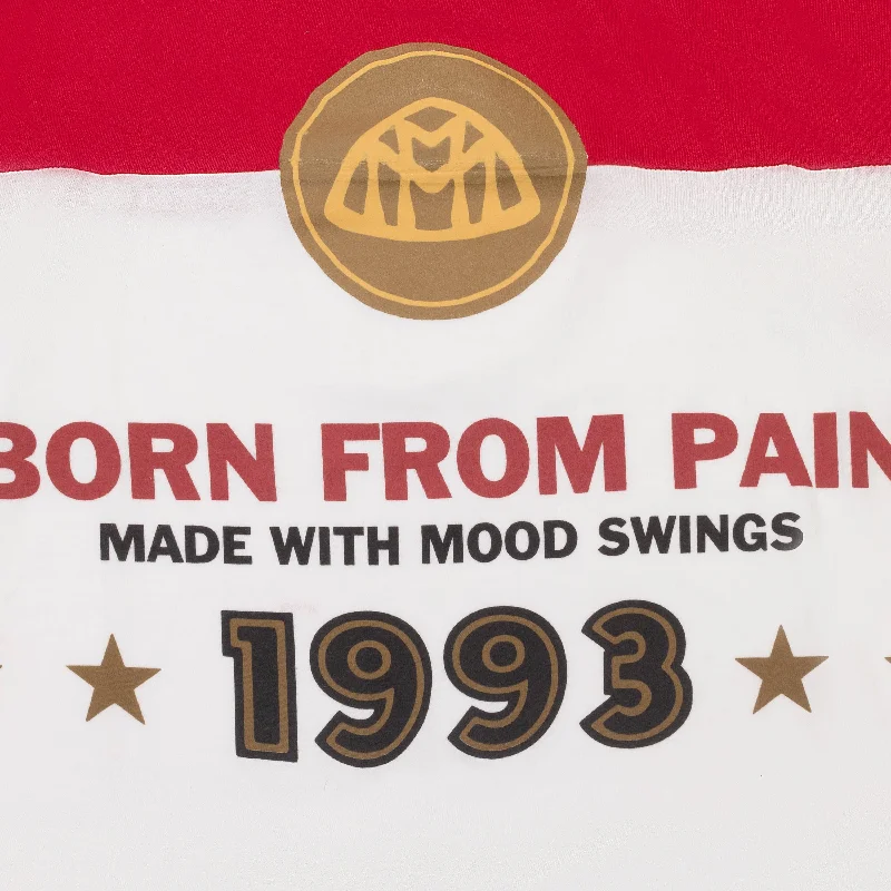 BORN FROM PAIN SOUP WHITE RED T-SHIRT