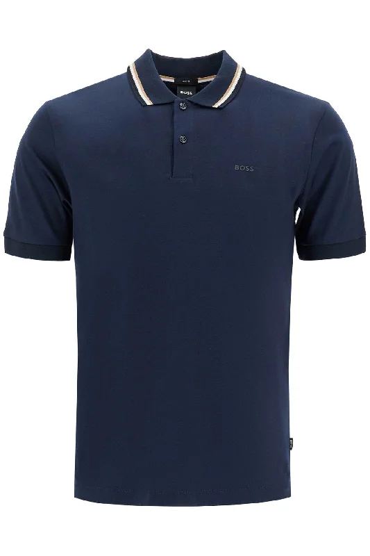 Boss Men's Penrose Polo Shirt In Mercerized Cotton