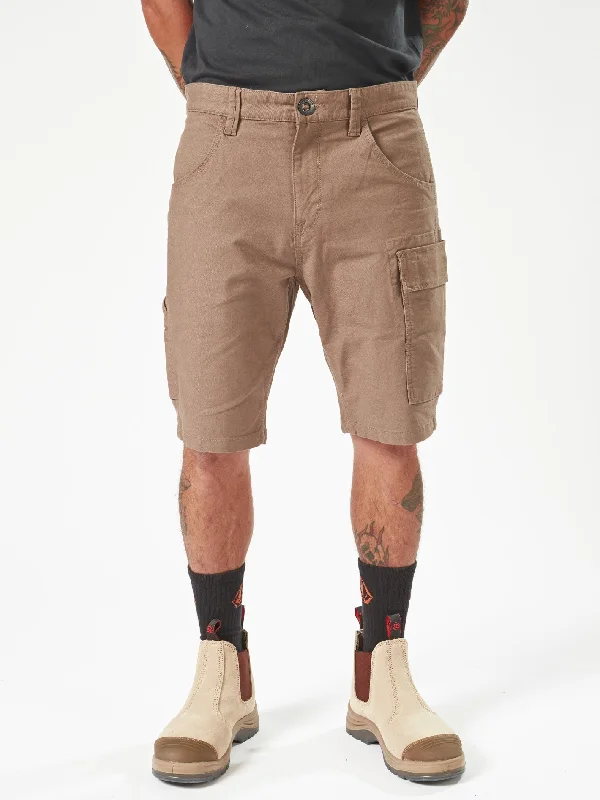 Volcom Workwear Caliper Work Shorts - Brindle