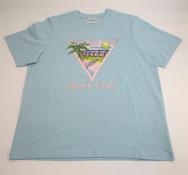 Casablanca Tennis Club Icon Screen Printed T-Shirt