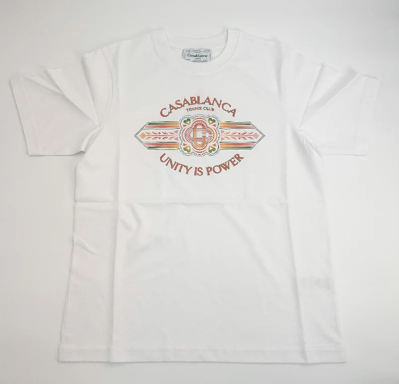 Casablanca White Unity is Power T-Shirt