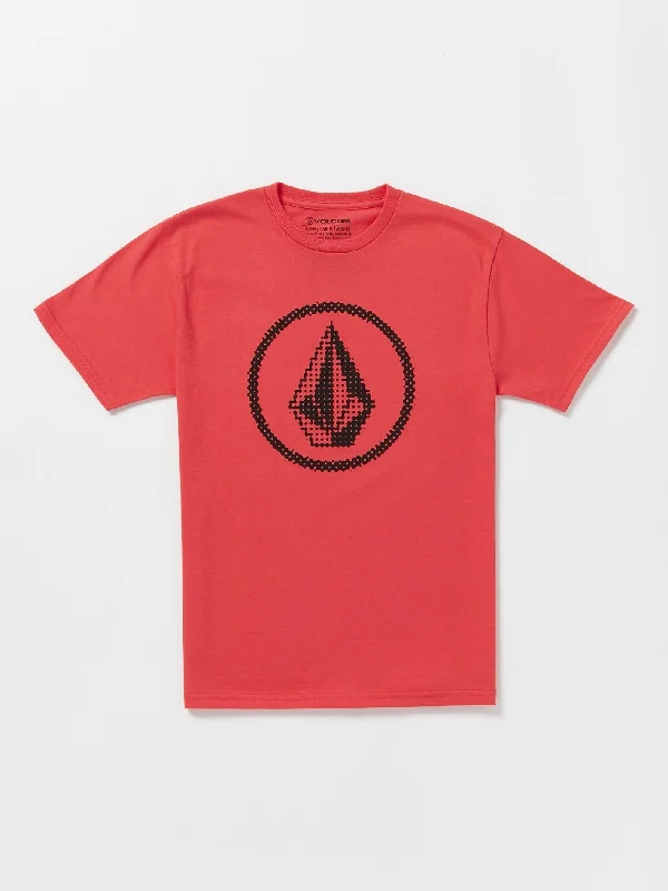 Big Boys Circle Stone Short Sleeve Tee - Flash Red