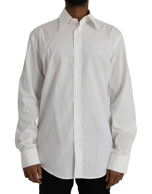 Dolce & Gabbana  Cotton Dress Slim Fit  Men's Shirt