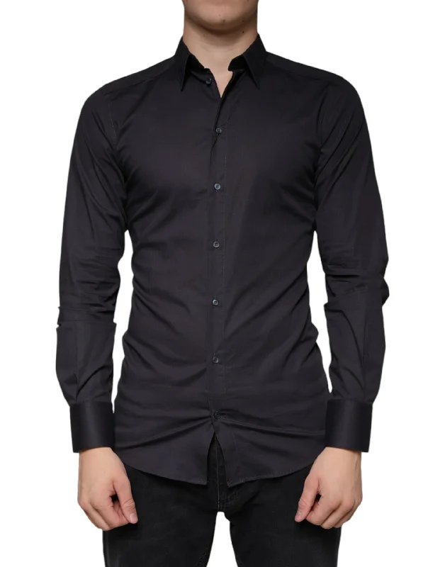 Dolce & Gabbana  Cotton Stretch Dress  Formal Men's Shirt