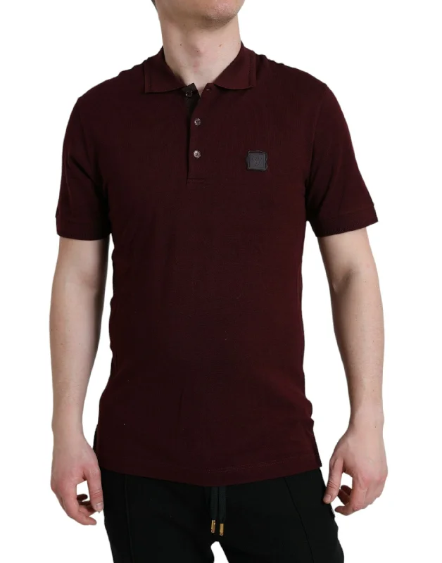 Dolce & Gabbana Elegant  Cotton Blend Polo Men's Tee