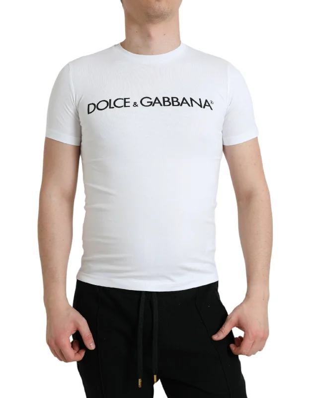 Dolce & Gabbana Elegant  Logo Crewneck Men's Tee