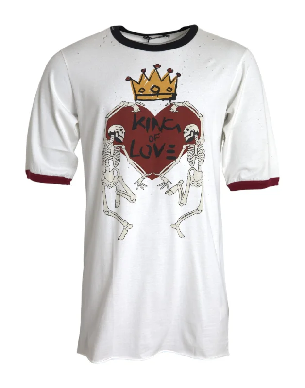 Dolce & Gabbana  King Of Love Cotton Men Men's T-shirt