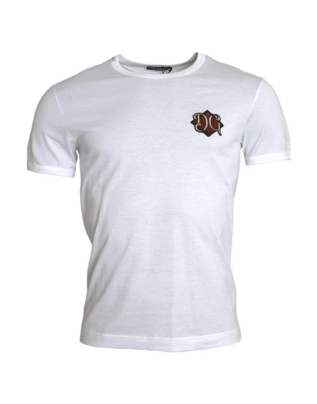 Dolce & Gabbana  Logo Embroidery Short Sleeve Men's T-shirt