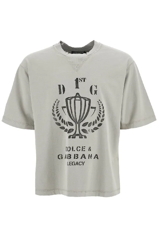 Dolce & Gabbana Men's Oversized Printed T