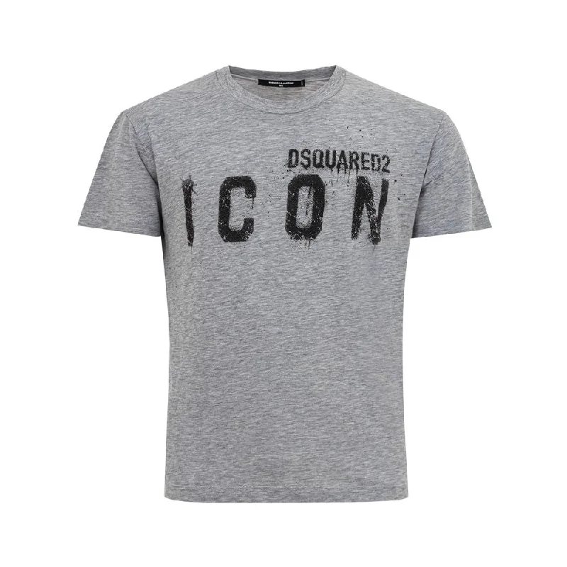 Dsqua² Sleek  Cotton Tee for Stylish Men's Men