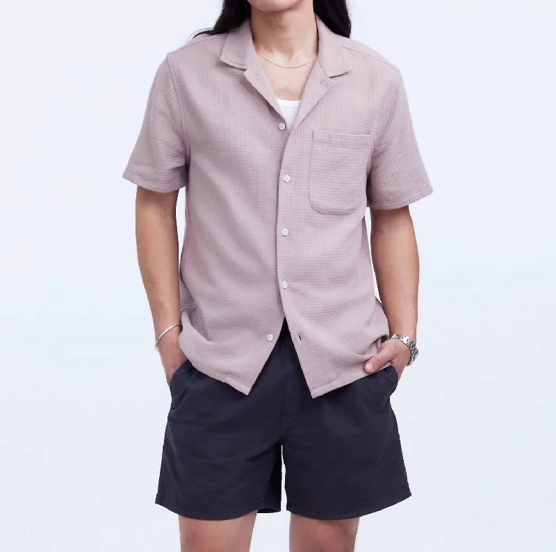 Easy Short-Sleeve Shirt In Vintage Petal