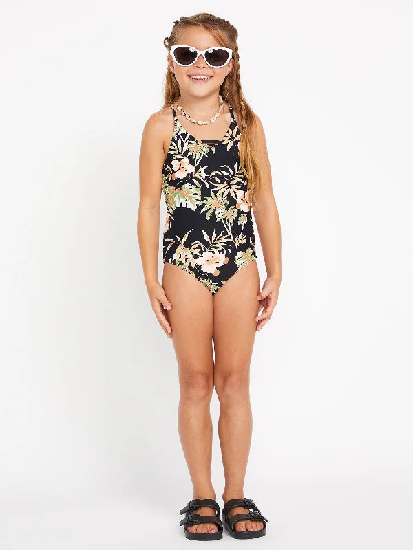 For The Tide One Piece Swimsuit - Black Combo