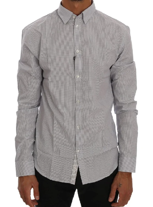 Frankie Morello   Check Casual Cotton Regular Fit Men's Shirt