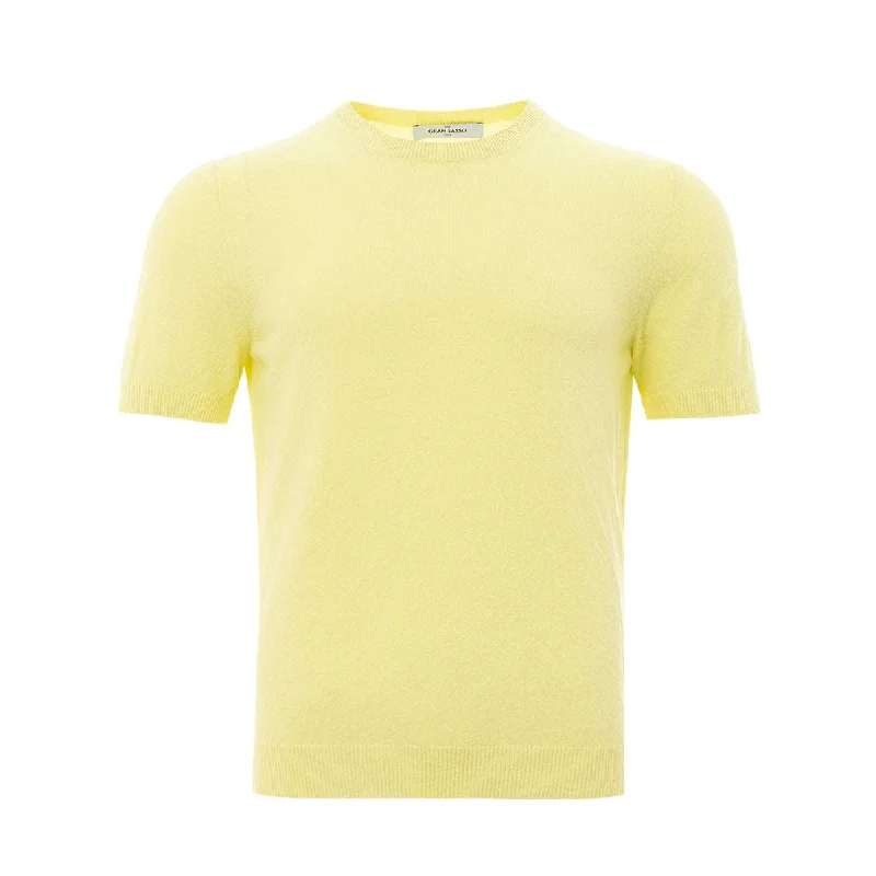 Gran Sasso Sunny Cotton Luxury Tee for the Discerning Men's Gentleman