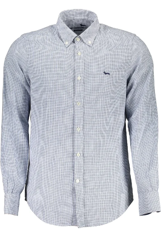 Harmont & Blaine Elegant blue Cotton Shirt for Men's Men