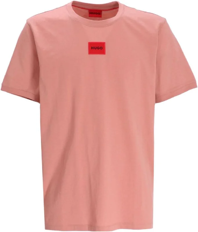 Hugo Men's Diragolino 212 Crew Neck Tee, Old Rose