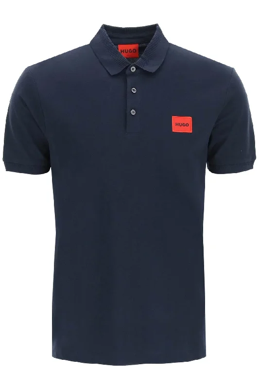 Hugo Men's Logo Patch Polo Shirt