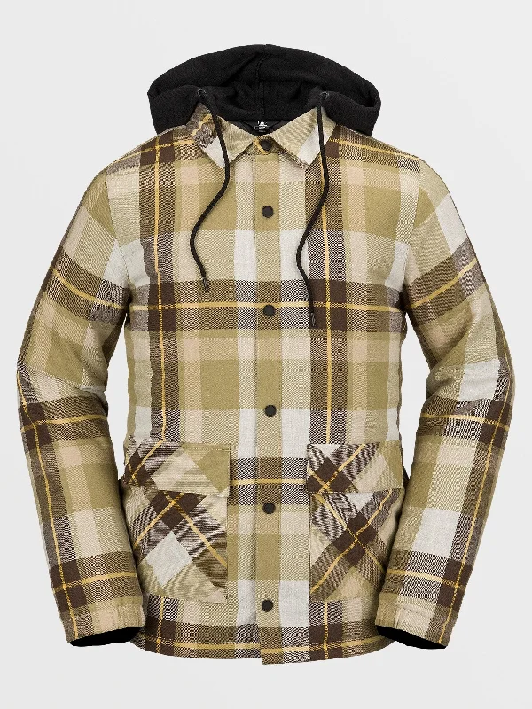 Mens Insulated Riding Flannel - Khakiest