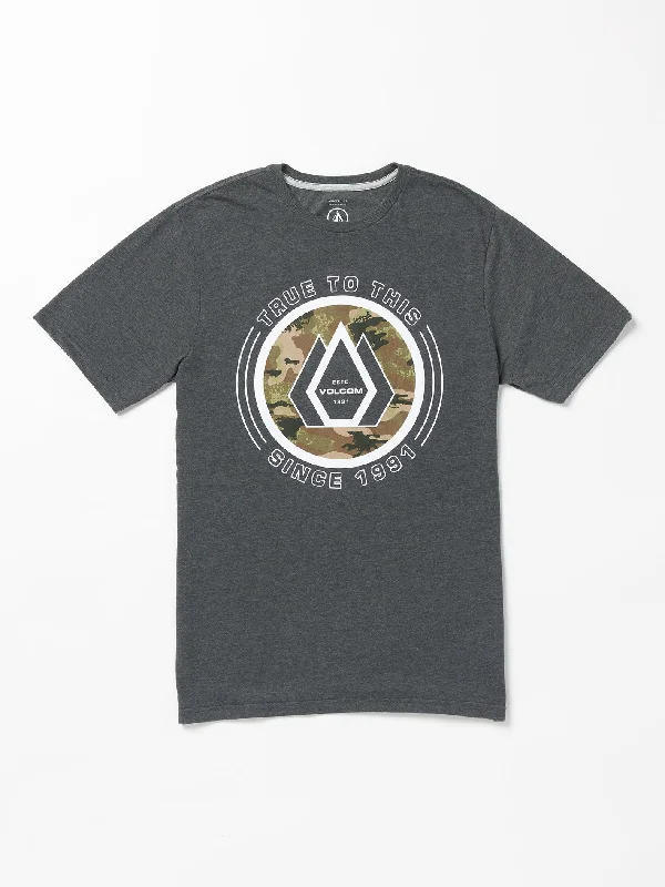 Little Boys Linkfill Short Sleeve Tee - Black Heather