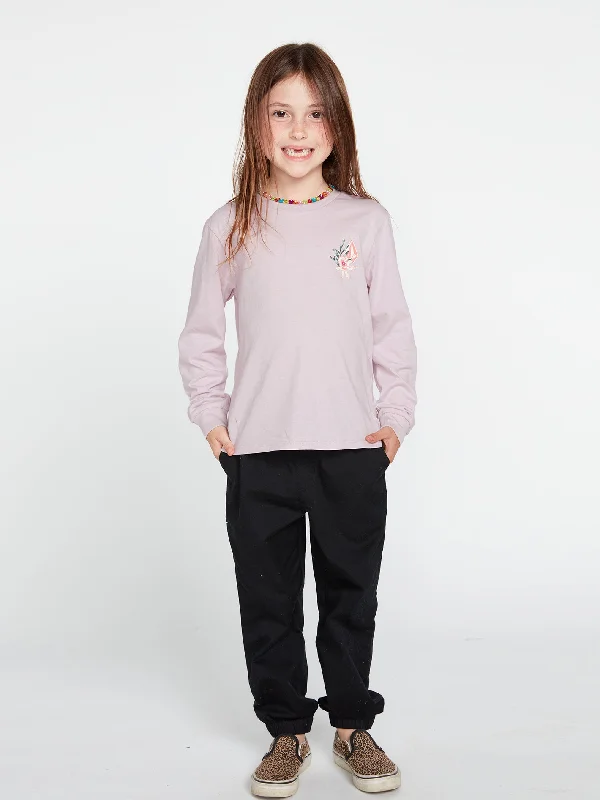 Girls Made From Stoke Long Sleeve Tee - Lavender