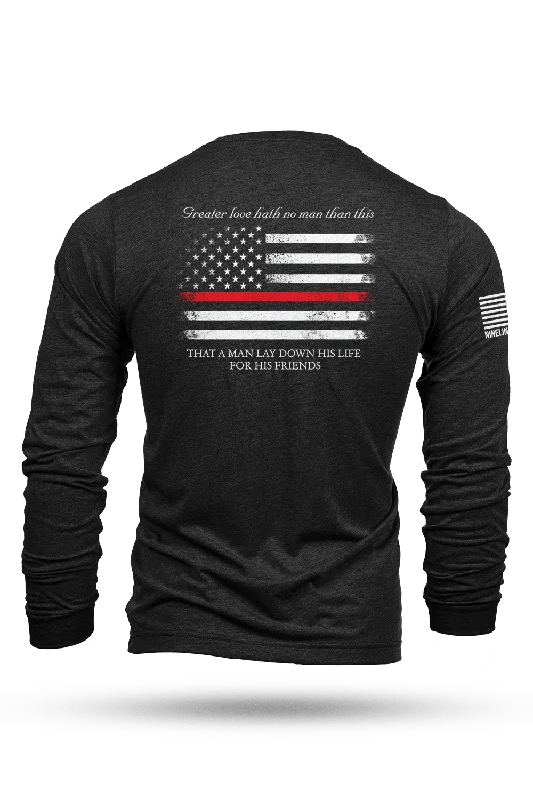 Thin Red Line - Long-Sleeve T-Shirt