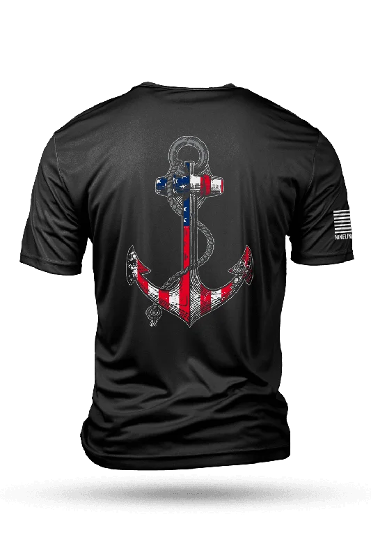 Anchor Flag - Moisture Wicking T-Shirt