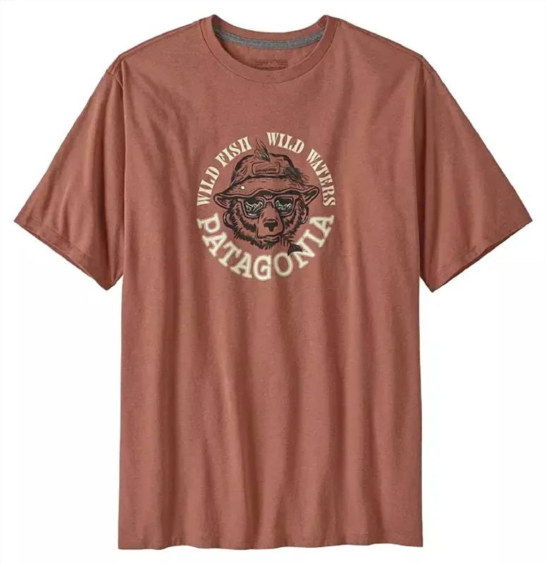 Men's Take A Stand Responsibili-Tee In Wild Grizz: Sienna Clay