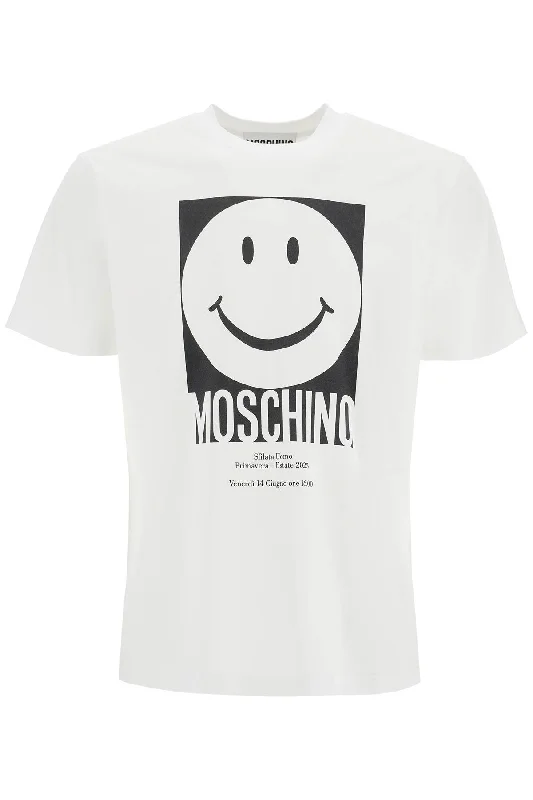 Moschino Men's 'Smiley Print T-Shirt