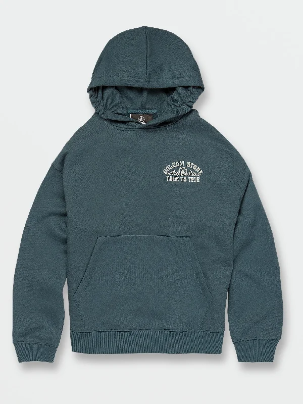 Big Boys Mountainside Pullover Hoodie - Cruzer Blue