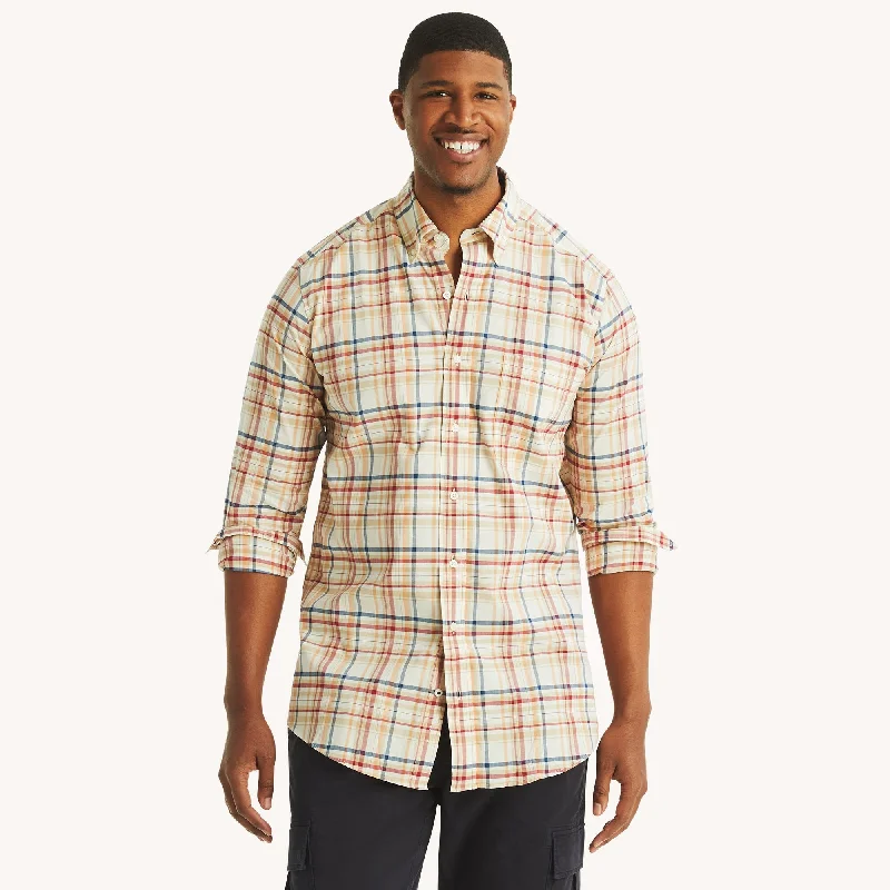 Nautica Mens Big & Tall Plaid Shirt