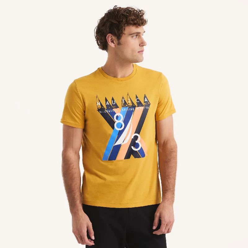 Nautica Mens Foil Nautica '83 Graphic T-Shirt