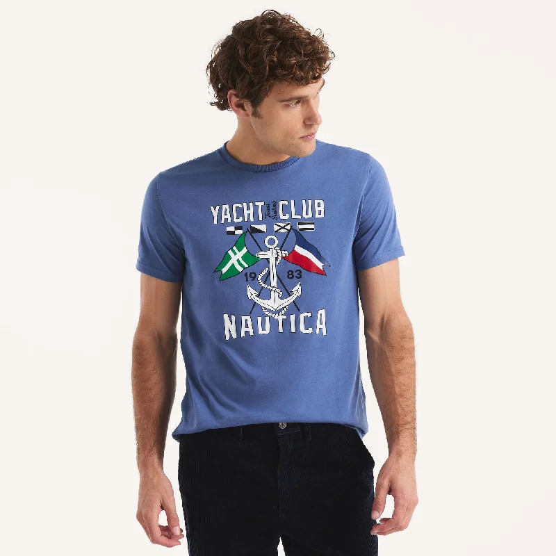 Nautica Mens Yacht Club Graphic T-Shirt