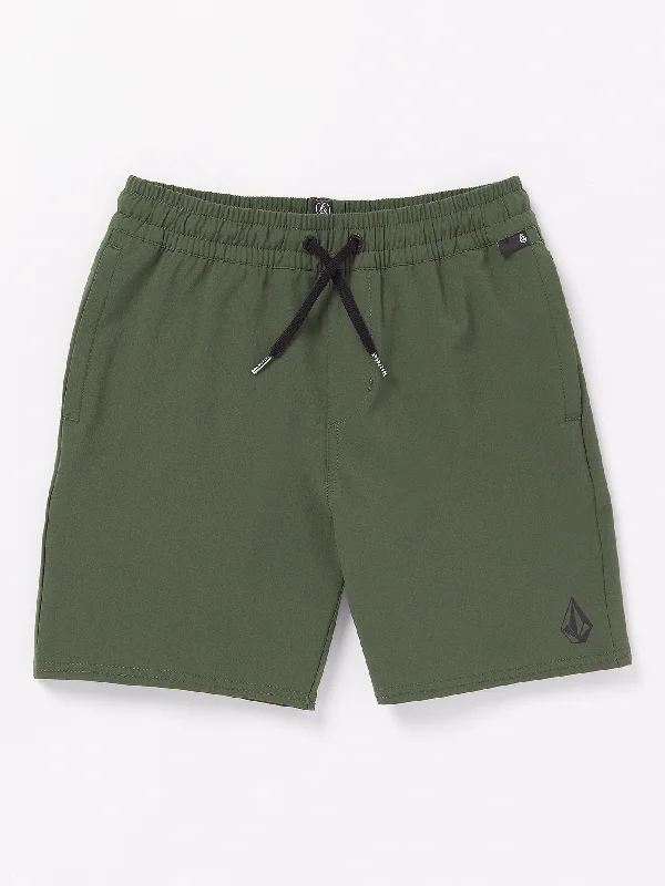 Big Boys Nomoly Hybrid Shorts - Squadron Green