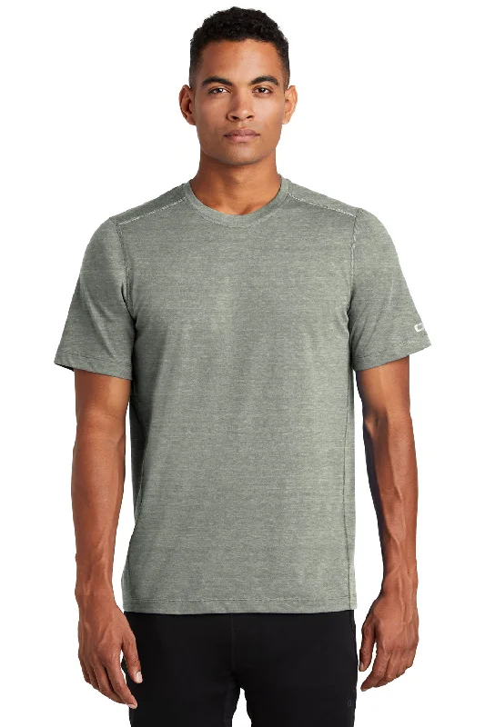 Ogio Mens Endurance Peak Jersey Moisture Wicking Short Sleeve Crewneck T-Shirt - Heather Gear Grey