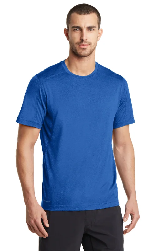 Ogio Mens Endurance Pulse Jersey Moisture Wicking Short Sleeve Crewneck T-Shirt - Electric Blue