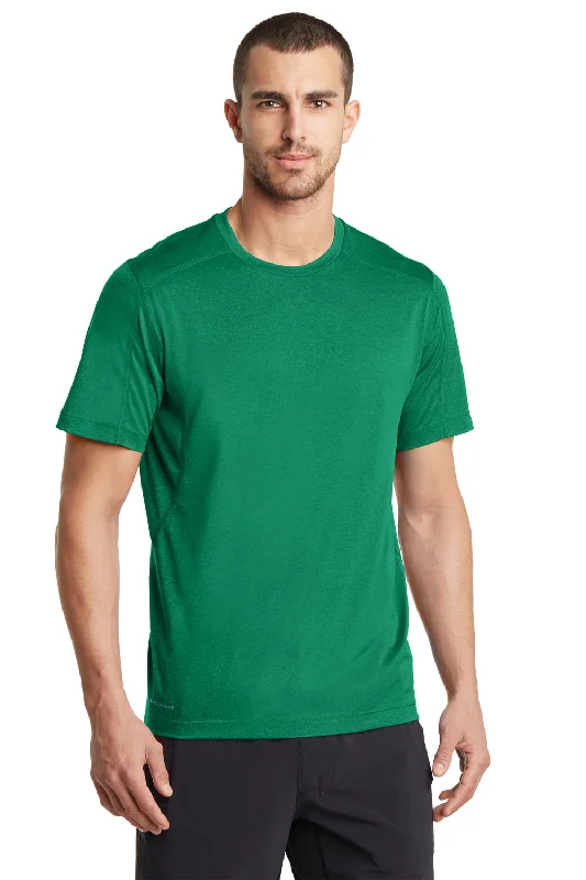 Ogio Mens Endurance Pulse Jersey Moisture Wicking Short Sleeve Crewneck T-Shirt - Shift Green